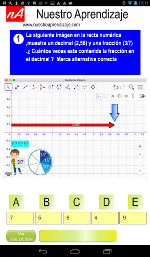 Practican representación  fracciones irreductibles Screenshot 1