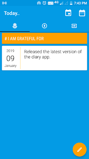 Diary - Notes, Goals,Monthly Planner & Reminder. Screenshot 2