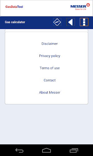 Gas properties & conversion Screenshot 3