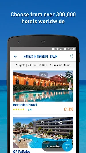 Travel Republic, Holiday Hotel Screenshot 1