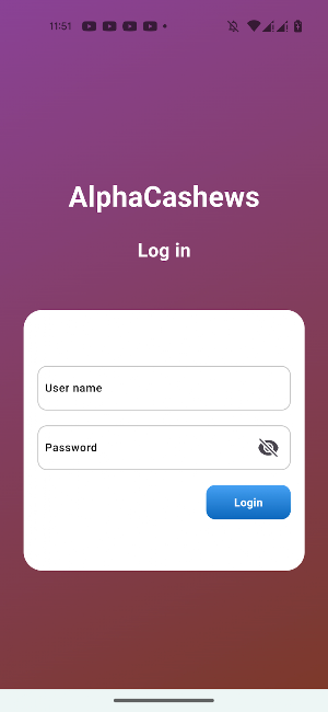 Alphacashews Screenshot 0