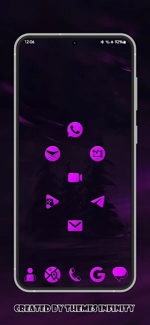 Pink Waves Icons Screenshot 2