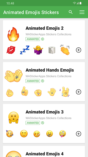 Animated Emojis stickers WAStickerApps Screenshot 1