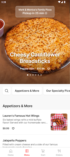 Mark & Monica’s Pizza To Go Screenshot 1