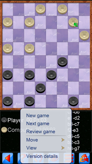 Checkers V+, online multiplayer checkers game Screenshot 3