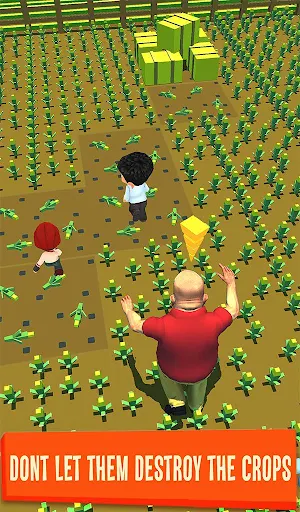 Hello Angry Farmer Neighbor - Rat a Tat Game Screenshot 1
