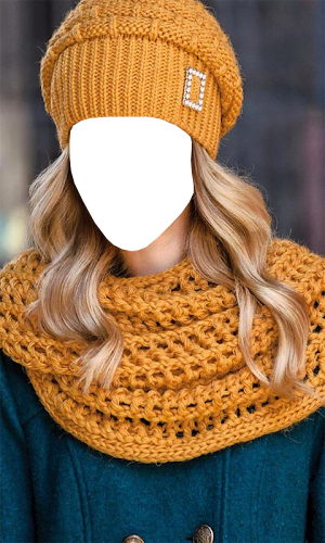 Women Winter Caps Photo Editor Screenshot 1