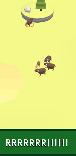 Lion's Puzzle: Animal Hunting Puzzle Simulation Screenshot 2