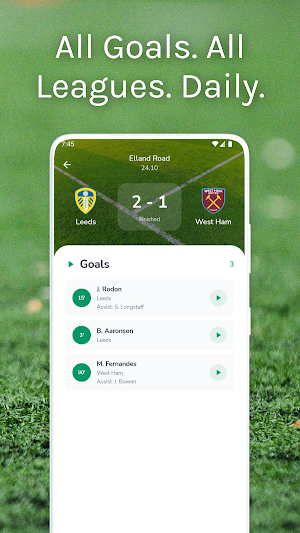 Soccer Goals & Highlight Clips Screenshot 3