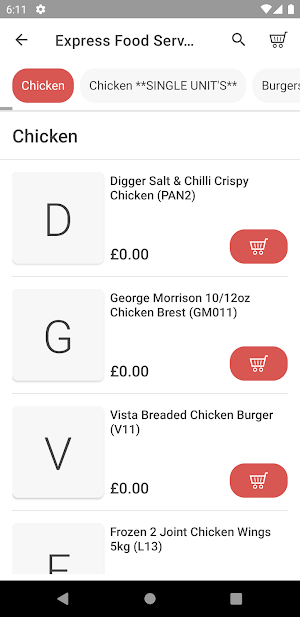 Express Foods Screenshot 1