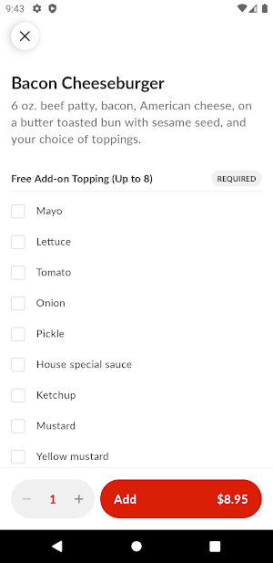 Lee's Burger Place Screenshot 3