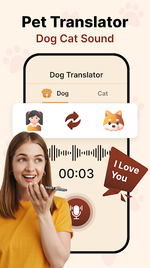 Pet Translator: Dog, Cat Sound Screenshot 1