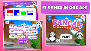 Panda 1st Grade Learning Games Screenshot 0