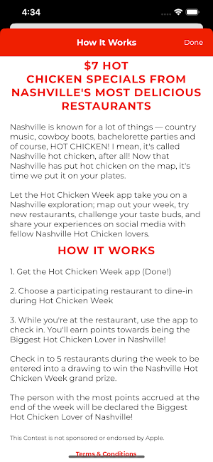 Nashville Hot Chicken Week Screenshot 1