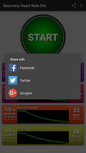 Recovery Heart Rate Screenshot 1