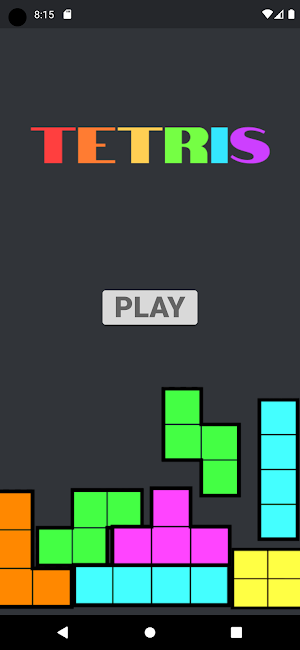 Tetris Game Screenshot 1