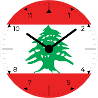 Lebanon Analog Watch Face