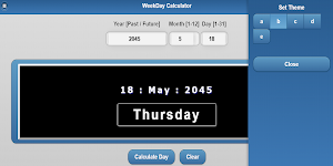 Event Weekday Calculator Screenshot 2