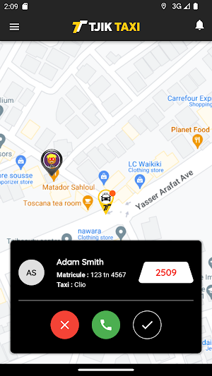 Tjik Taxi - Passager Screenshot 3