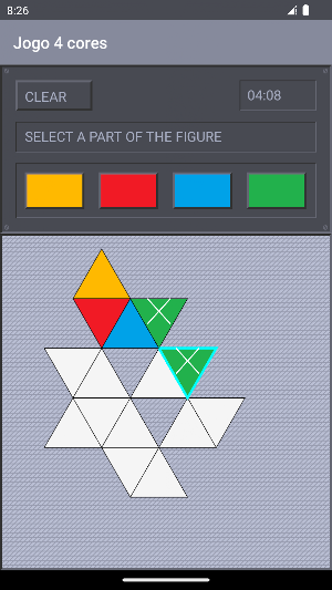Jogo 4 cores Screenshot 2
