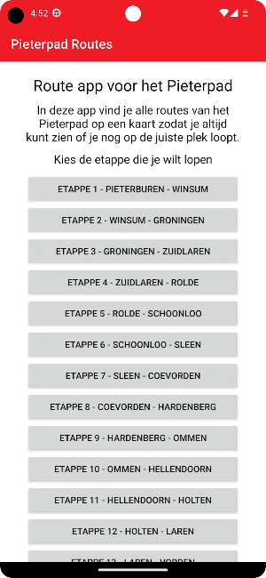 PieterPad Routes Screenshot 0
