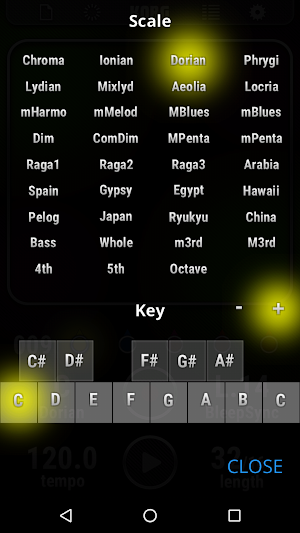 KORG Kaossilator for Android Screenshot 3