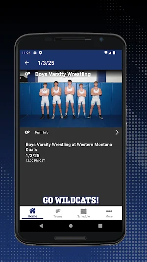 CFHS Wildcat Athletics Screenshot 2