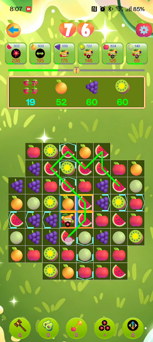Fruits Connect Crush Screenshot 2