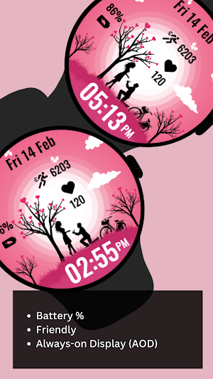 Valentine's Day Love Watch Screenshot 1