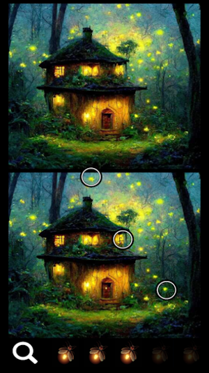Spot a Difference Fireflies Screenshot 1