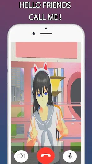 Sakura School Fake Video Call Screenshot 3