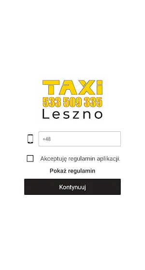 Taxi 533509335 Leszno Screenshot 1