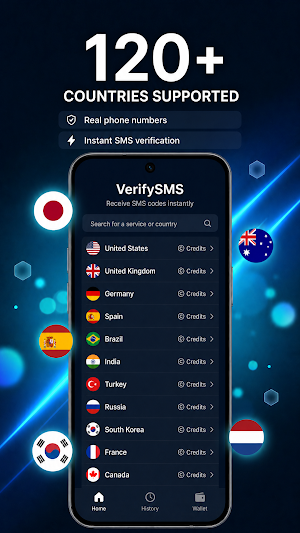 VerifySMS: Receive OTP Codes Screenshot 3