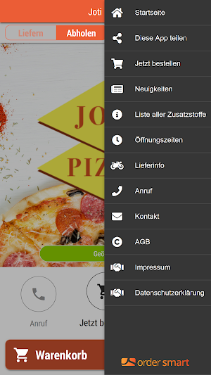 Joti Pizza Screenshot 2