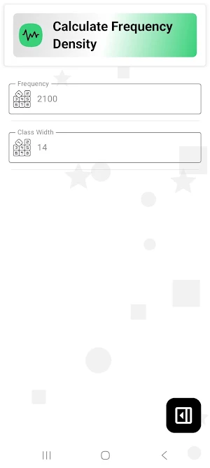 Frequency Density Calculator Screenshot 3