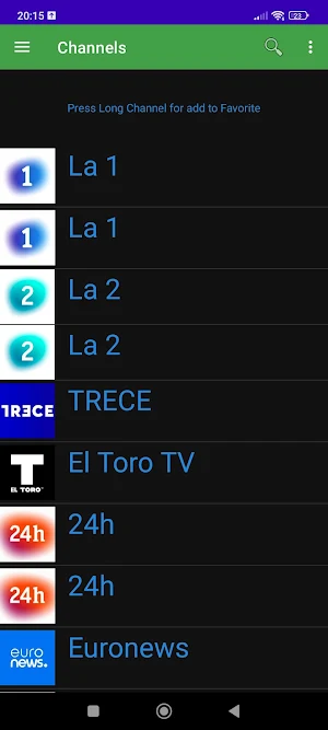 Saturn IPTV Screenshot 2