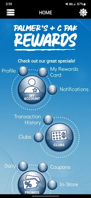 Palmers & C Pak Rewards Screenshot 0