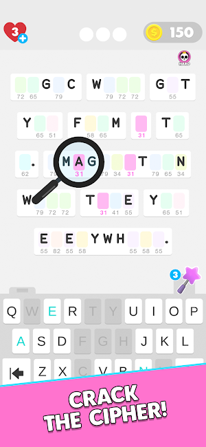 Cryptogram: Cipher Word Master Screenshot 1