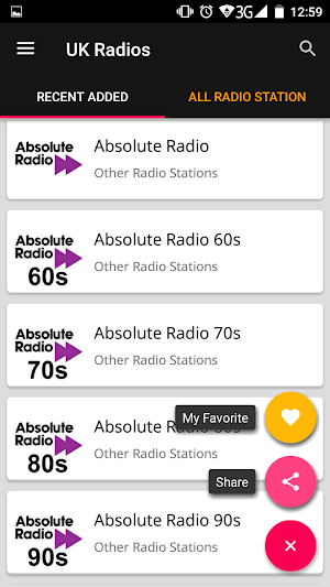 United Kingdom Radio Stations Screenshot 2