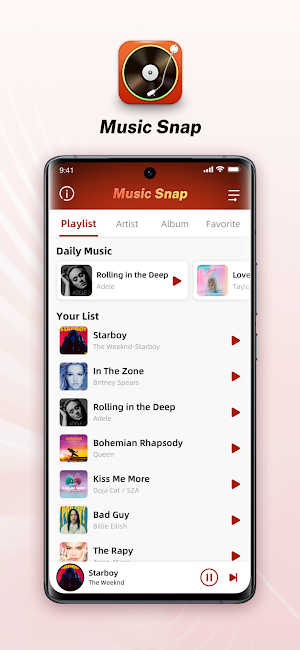 Music Snap:Audio&MP3 Player Screenshot 0