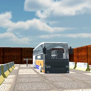 UK police bus parking 3d Screenshot 0