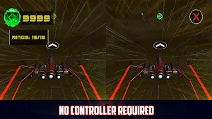 VR Racer 3D - X Aero Space Infinite Speed Running Screenshot 1