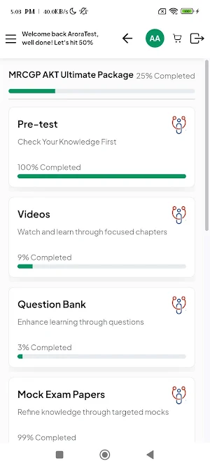 Arora Medical Education Screenshot 2