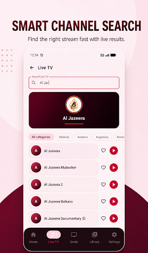 IPTV Player Watch Live TV Screenshot 1