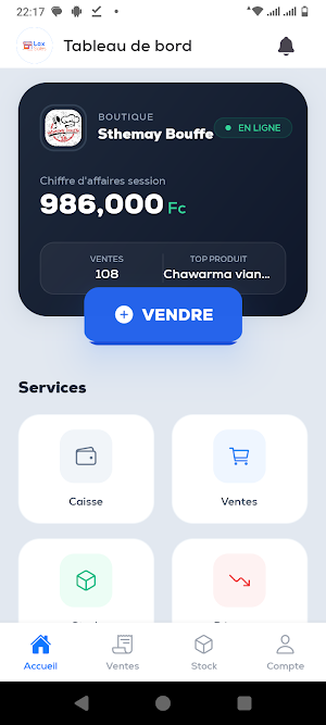 Lax Sales : Gestion de Caisse Screenshot 3