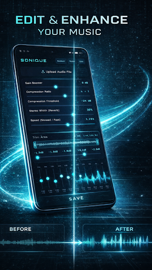 Sonique: Pro Audio Editor Screenshot 3