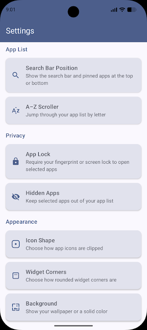 Verticher - Vertical Launcher Screenshot 3