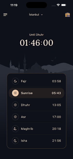 Lamalif: Prayer Times & Adhan Screenshot 1