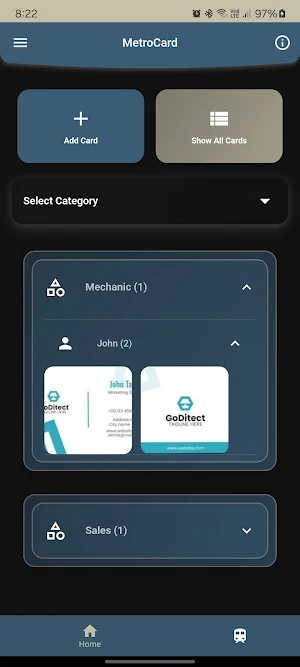 MetroCard Screenshot 1