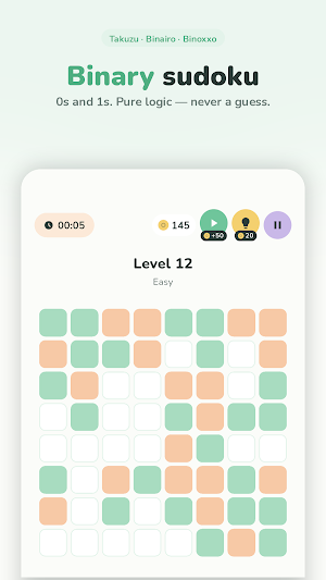 Binero: Binary Sudoku Screenshot 0